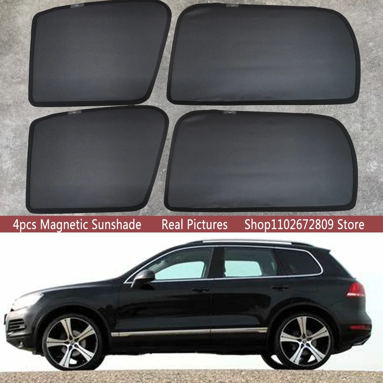 

Магнитная солнцезащитная шторка на лобовое стекло для Volkswagen VW Touareg 7P Mk2 2011-2018, аксессуары