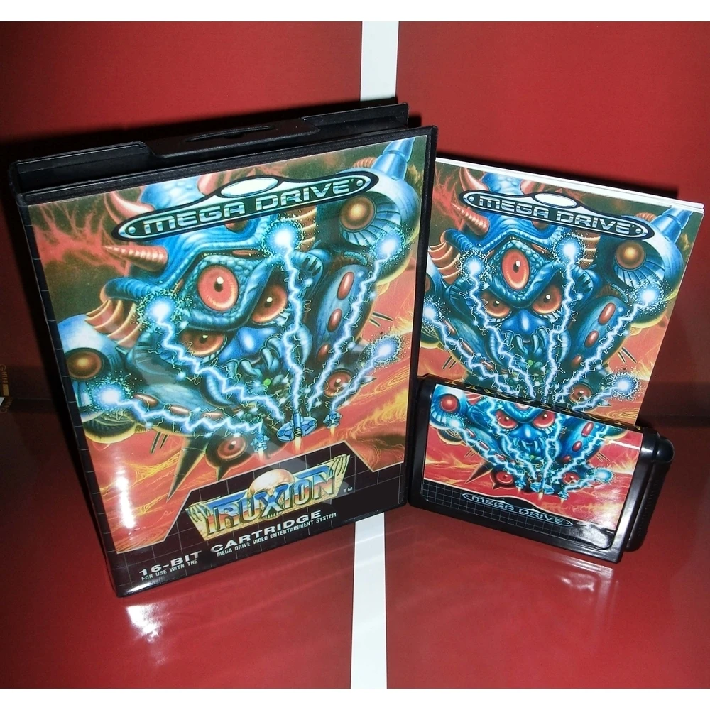 New Arrival Truxton With EU Box And Manual Book 16Bit MD Game Card For Sega Mega Drive/ Genesis