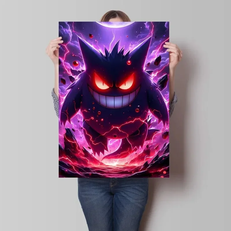 Pokemon Gengar Anime 5D Full Round Drill Diamond Painting Marble Mosaic Embroidery Art Home Wall Decor DIY Craft