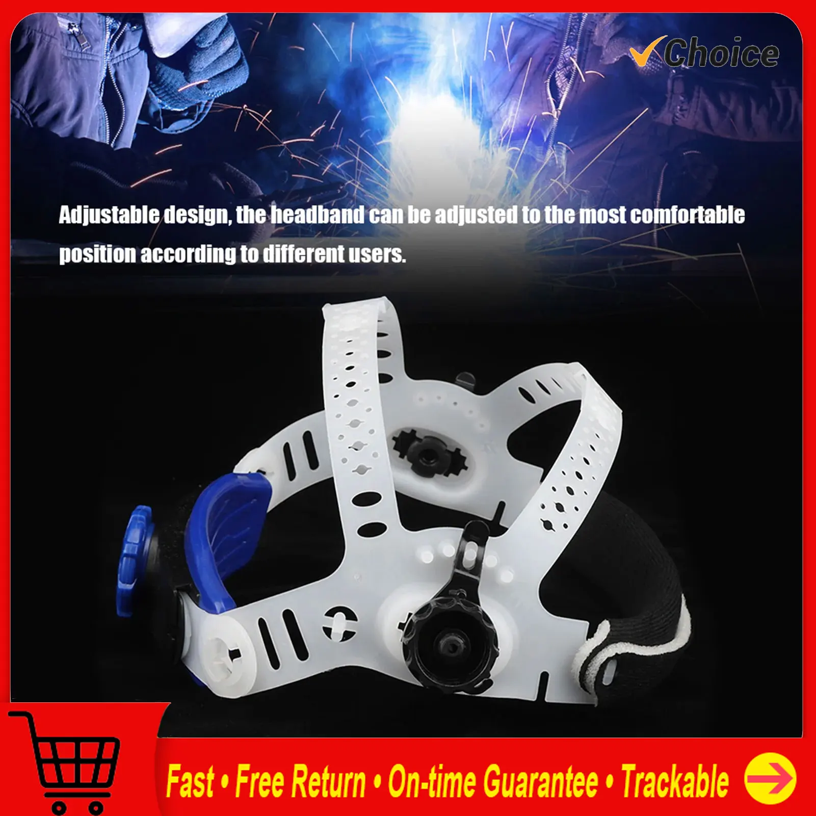 Welding Welder Mask Adjustable Headband for Solar Auto Darkening Welding Helmet Accessories Welding Mask Adjustable Headband