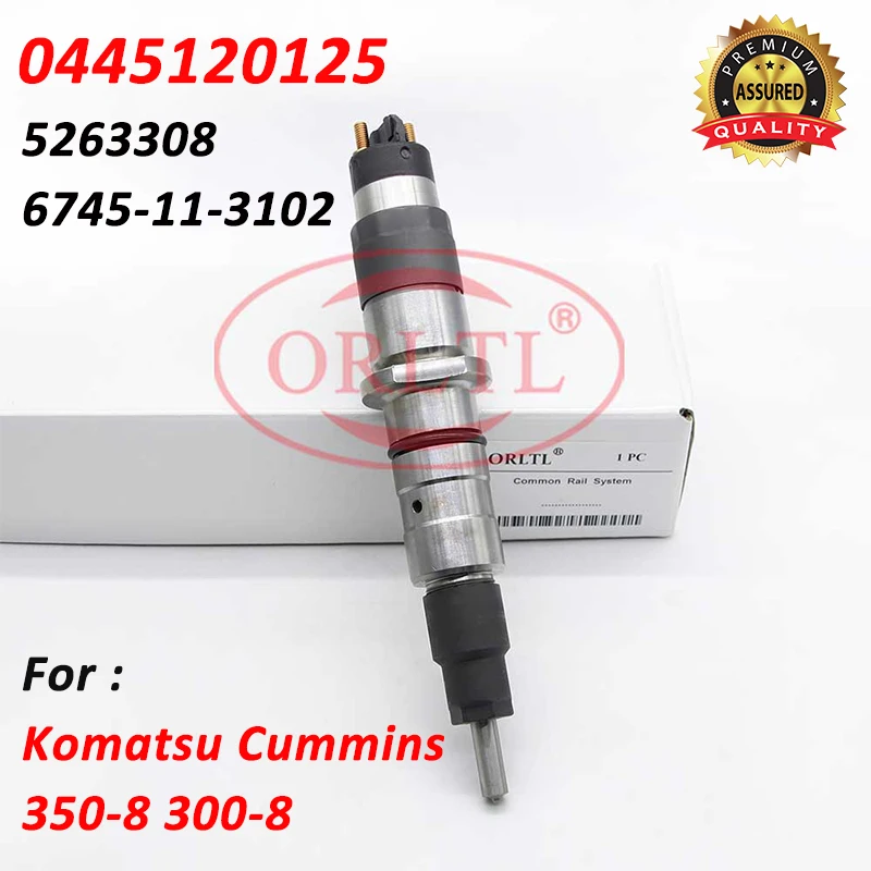 

0445120125 New Diesel Injector 0 445 120 125 Fuel Nozzle 0445 120 125 For Cummins 350-8 4940170 5263308 0986435560 0986435554