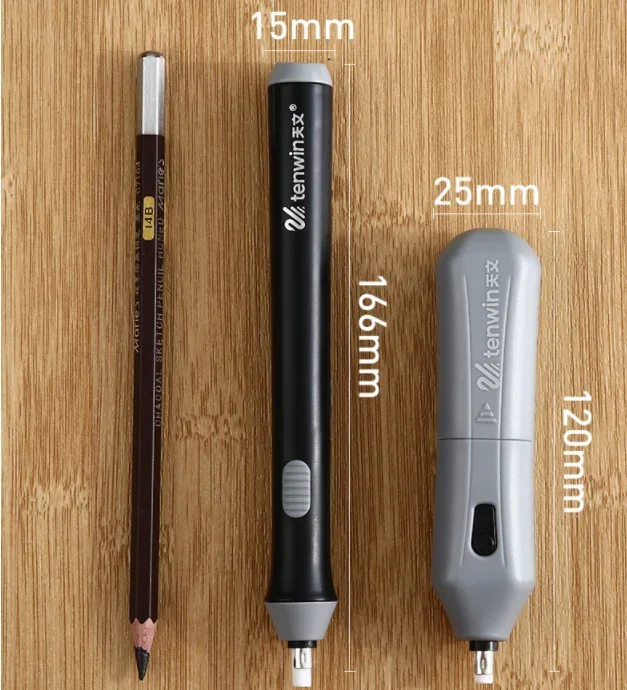 Artist Tool Drawing Replaceable Sketch Rubber Battery Operated Electric Eraser Refills Students Sketch Custom Logo Pencil Eraser