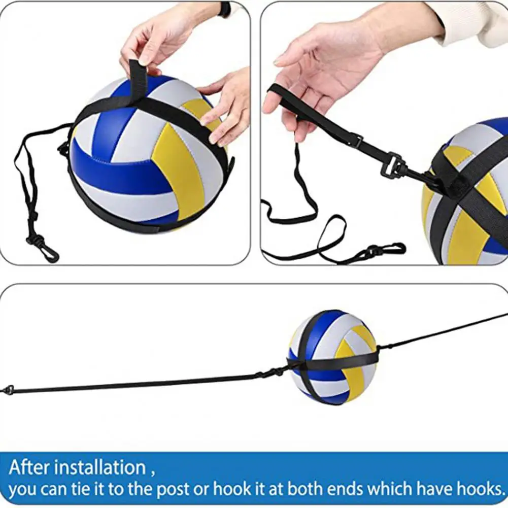 

Practical Volleyball Trainer Fastener Spike Training Comfortable Flexible Volleyball Practice Trainer