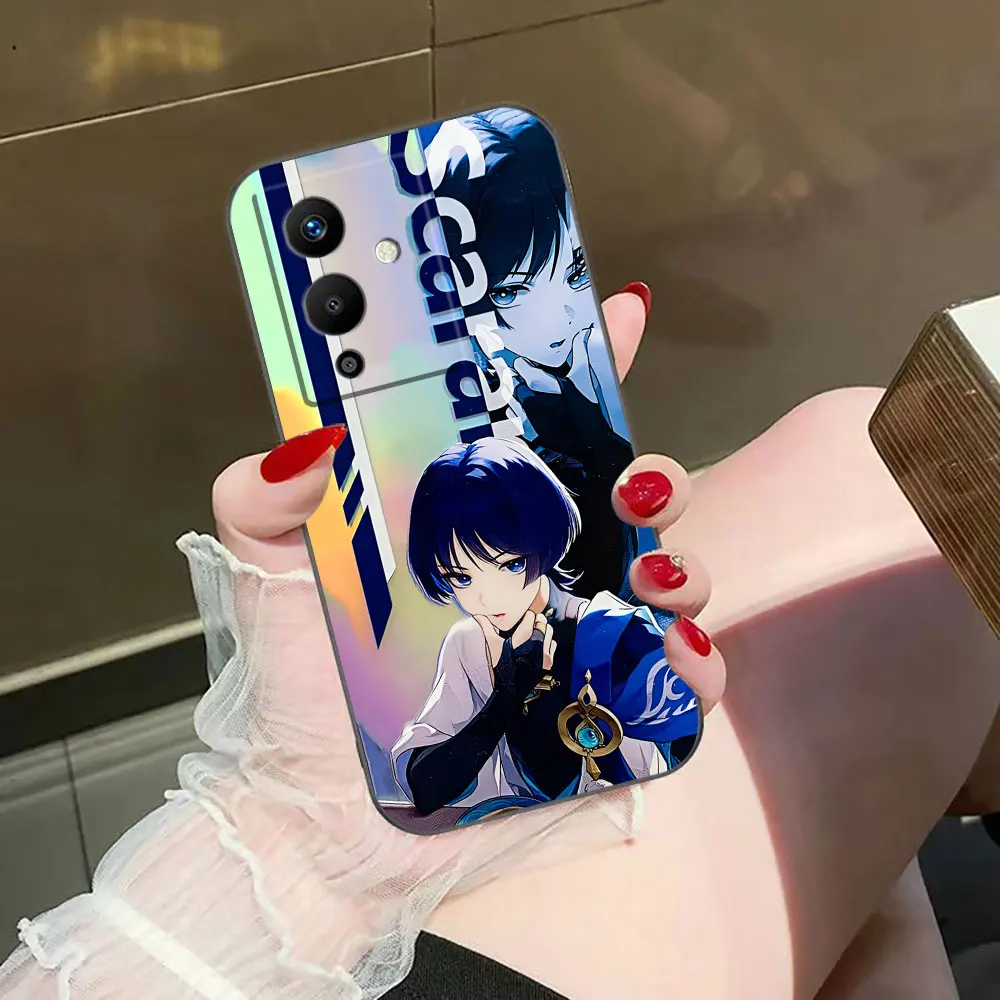 Game Girls Genshin Impact Cover Phone Case For Infinix TECNO POP SPARK SMART 5 6 7 8 9 CAMON 15 16 17 20 20C 30 30C ITELS23 Case