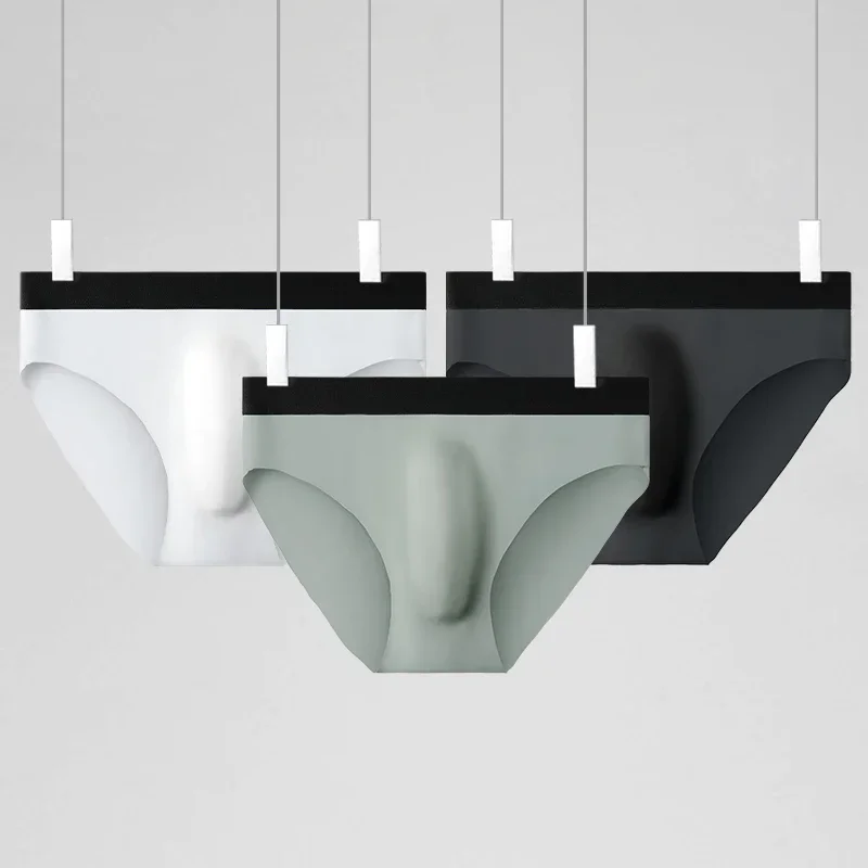 

5 шт. модель сумки Bursa Creme U выпуклые мужские трусы отдельные трусы из ледяного шелка