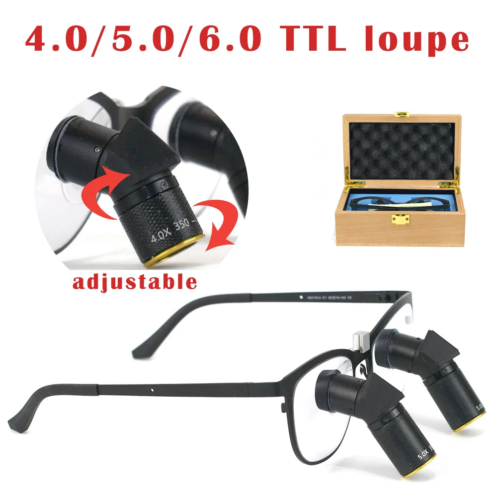 

Регулируемое рабочее расстояние TTL Эргономичные стоматологические лупы Prsim Бинокулярные хирургические лупы