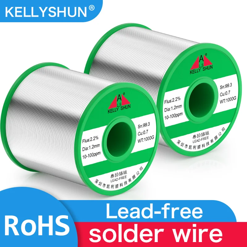 500g Lead free environmental friendly solder wire, rosin containing, high purity maintenance, soldering iron, solder wire