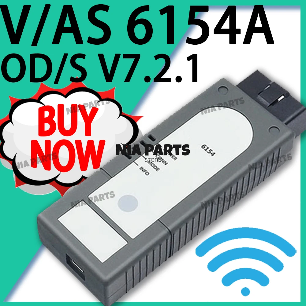 WiFi V-AS 6154 ODIS V7.2.1 Obd2 قارئ الرمز أداة البرمجة الماسح الضوئي أدوات فحص السيارات ضبط جهاز الإصلاح VA-S 6154A