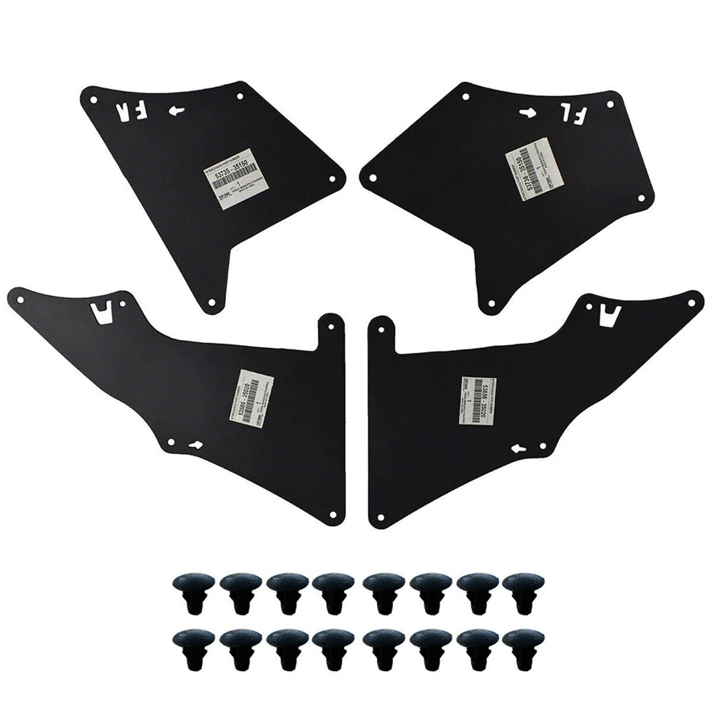Fender Liner Splash Guard Shield Wheel Well Inner Protector For Toyota 4Runner FJ‑Cruiser For Lexus GX460 SUV