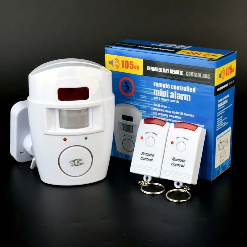 Sensore di movimento wireless Allarme Rilevatore di sicurezza Sistema di allarme per interni ed esterni Met Afstandsbed Ran Voor Thuis Garage