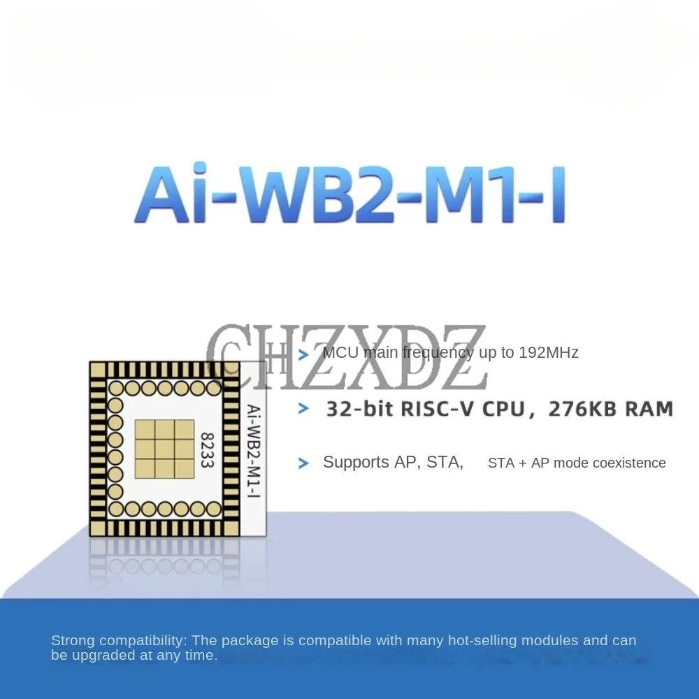 100% Original WiFi Bluetooth 5.0 Module Ai-WB2-M1-I Package Compatible With ESP-C3-M1-I External Antenna