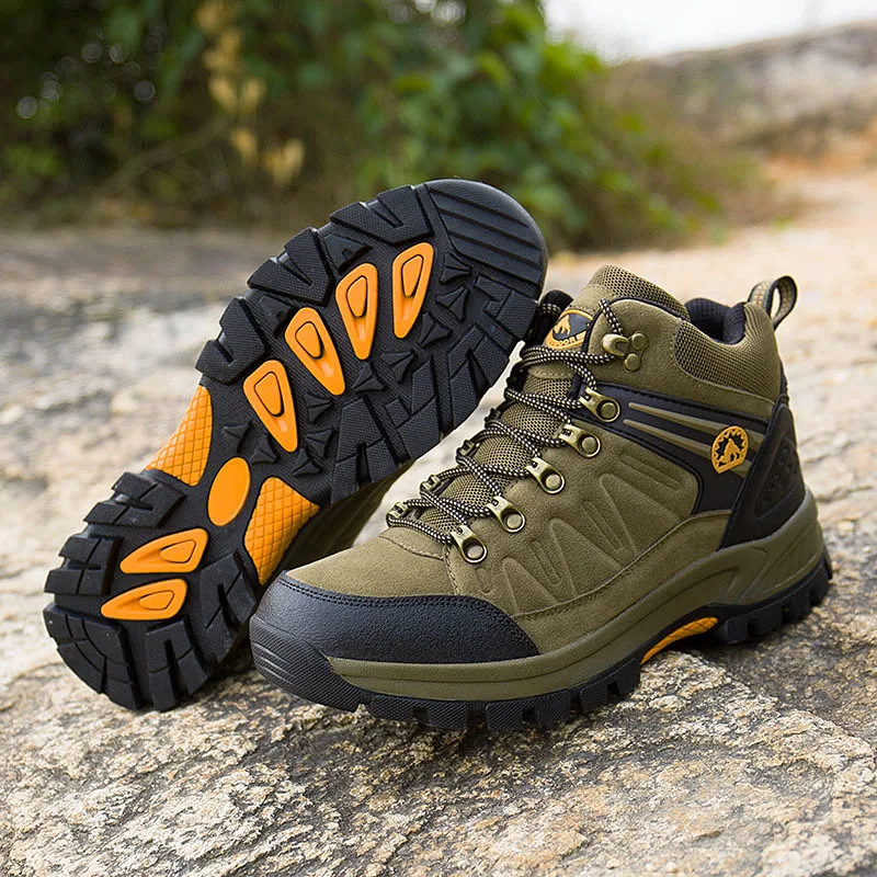 

Spring and Autumn High Gang Mountaineering Shoes Outdoor Hiking Shoes Anti slip and Wear resistant Sole Hiking Shoes