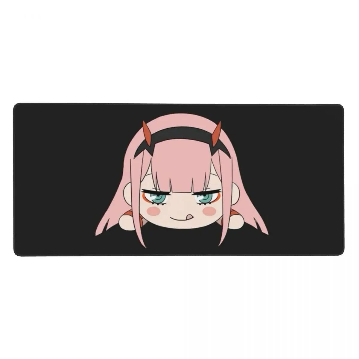 Zero Two Darling In The Franxx 02 Anime Large Mouse Pad Computer Keyboard Mouse Mat Gaming PC Laptop Desk Mat Office Table Mats