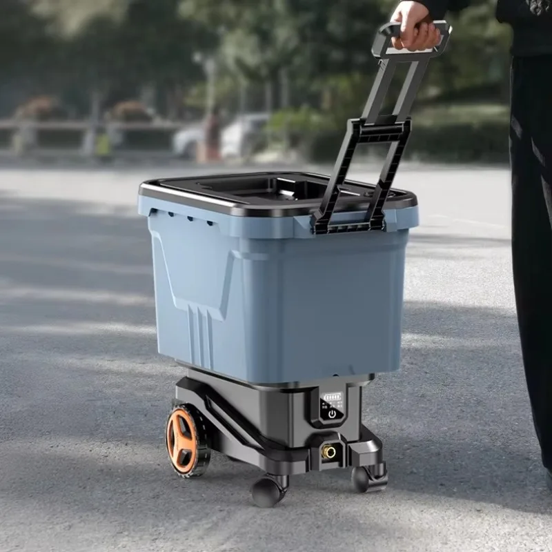

New Design 30l Removable Water Storage Water Tank Truck High Pressure Gun Easy to Store Car Washer With Lithium Battery