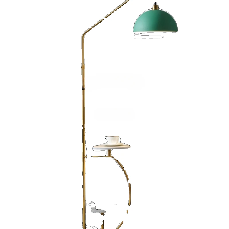 

Floor Lamp Bedroom Living Room Sofa Edge Bedside Coffee Table Lamp Double-Layer Vertical Table Lamp