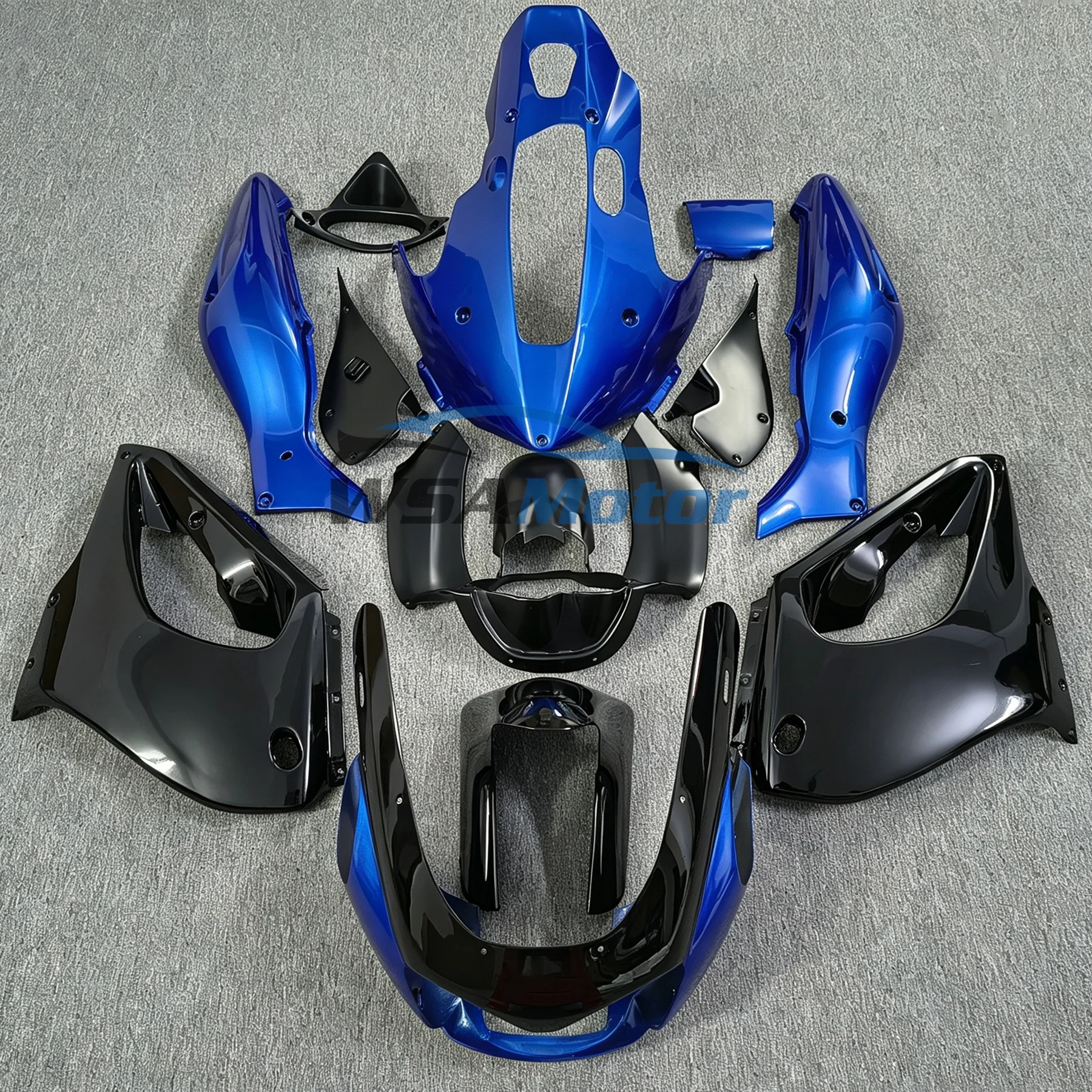 Suitable For Yamaha YZF1000R 1997 2007 OEM Fitment Thunderace Custom Painted Motorcycle Panel Kit Black Grey Stylish Motorbike B