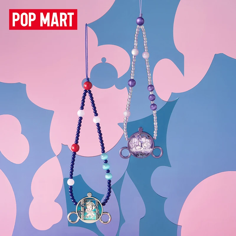 Genuine Popmart Skullpanda Diyu Guanzhongjing Series Phone Chain Blind Box Birthday Gifts For Girls Fashionable Gift Trendy Toys