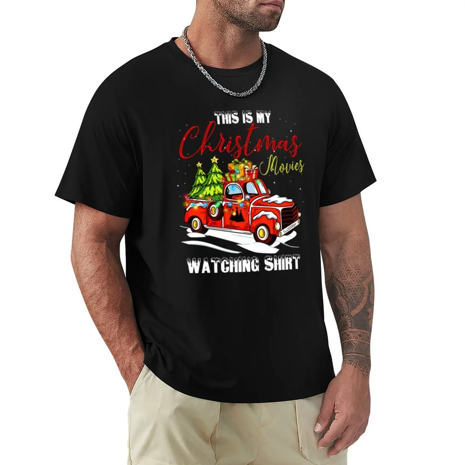 Cute Funny Xmas Movie Watching T-Shirt essential t shirt T-Shirt