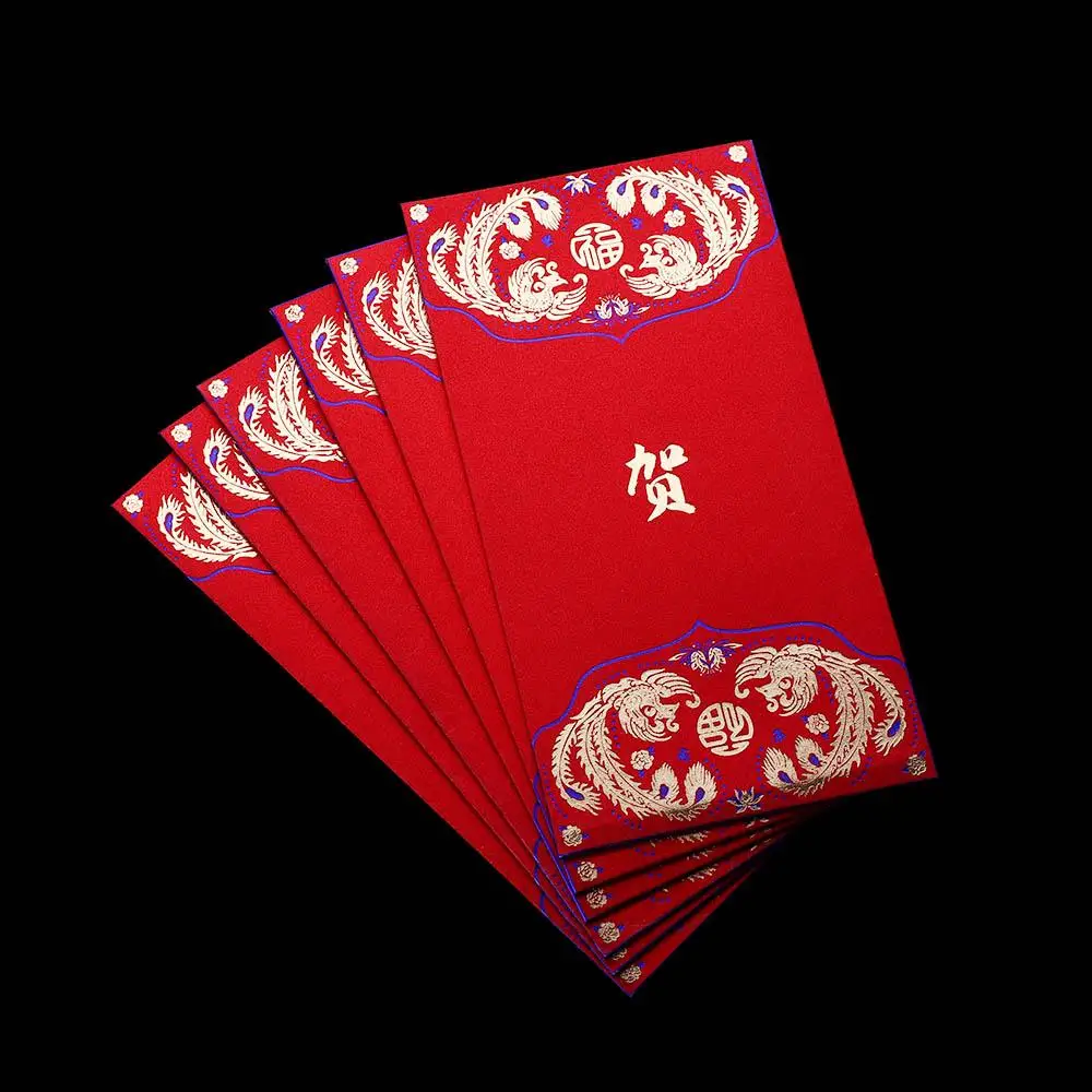 Chinese With Blessing Word For New Year Birthday Red Packet Wedding Red Bag Hongbao Red Envelope Gift Envelope