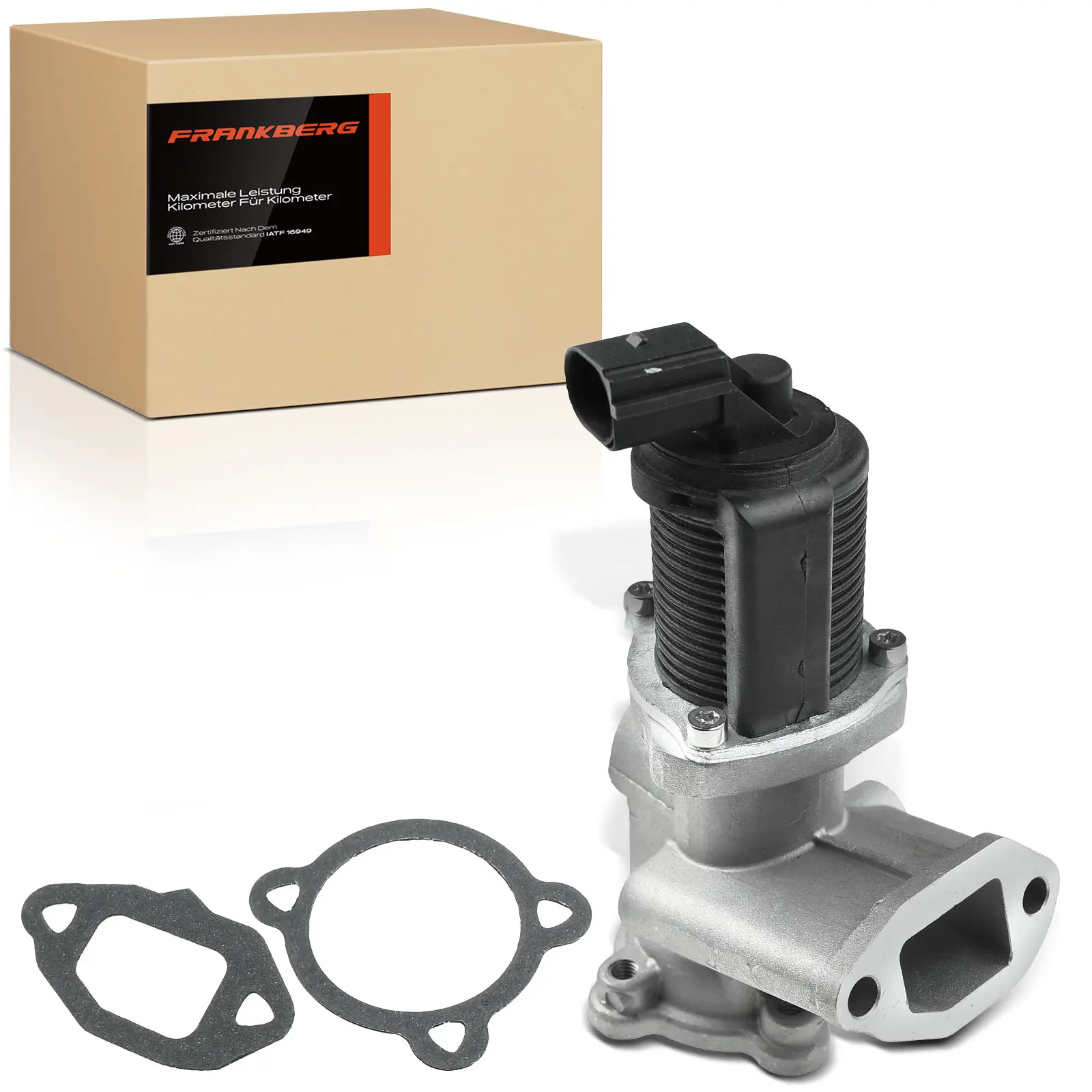 Frankberg 1x AGR-Ventil Abgasrückführungsventil für Alfa Romeo Mito Fiat 500 C Doblo Cargo Kasten/MPV Lancia Opel 55192348