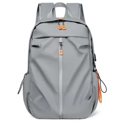 New Men's Backpack Lightweight Laptop Bag Male Casual USB Business Travel Backbag Teenage Outdoor Sport Bag Student Schoolbag
