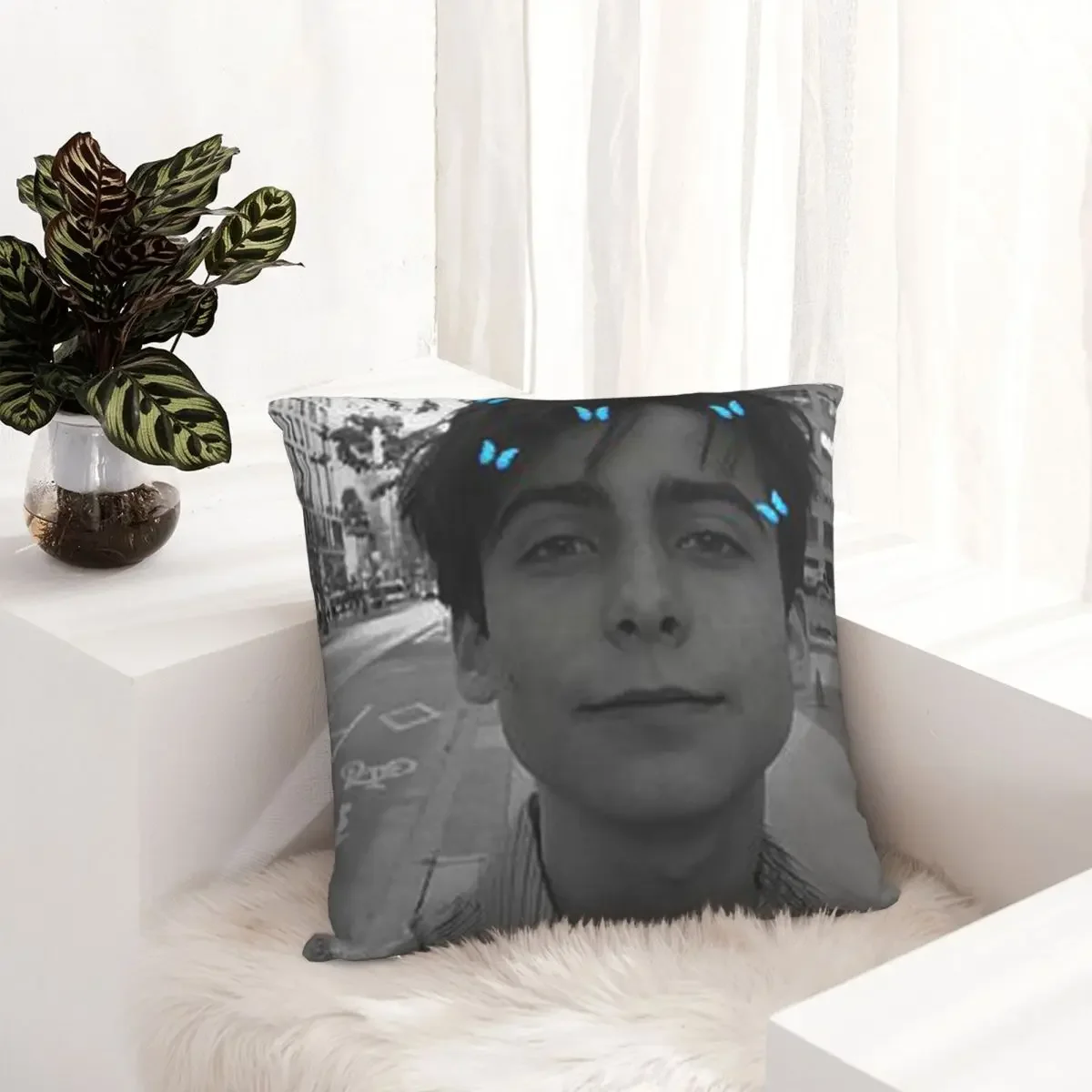 Aidan Gallagher Umbrella Academy Five Pillowcase Soft Polyester Cushion Cover Decoration Throw Pillow Case Cover Sofa 18\'\'