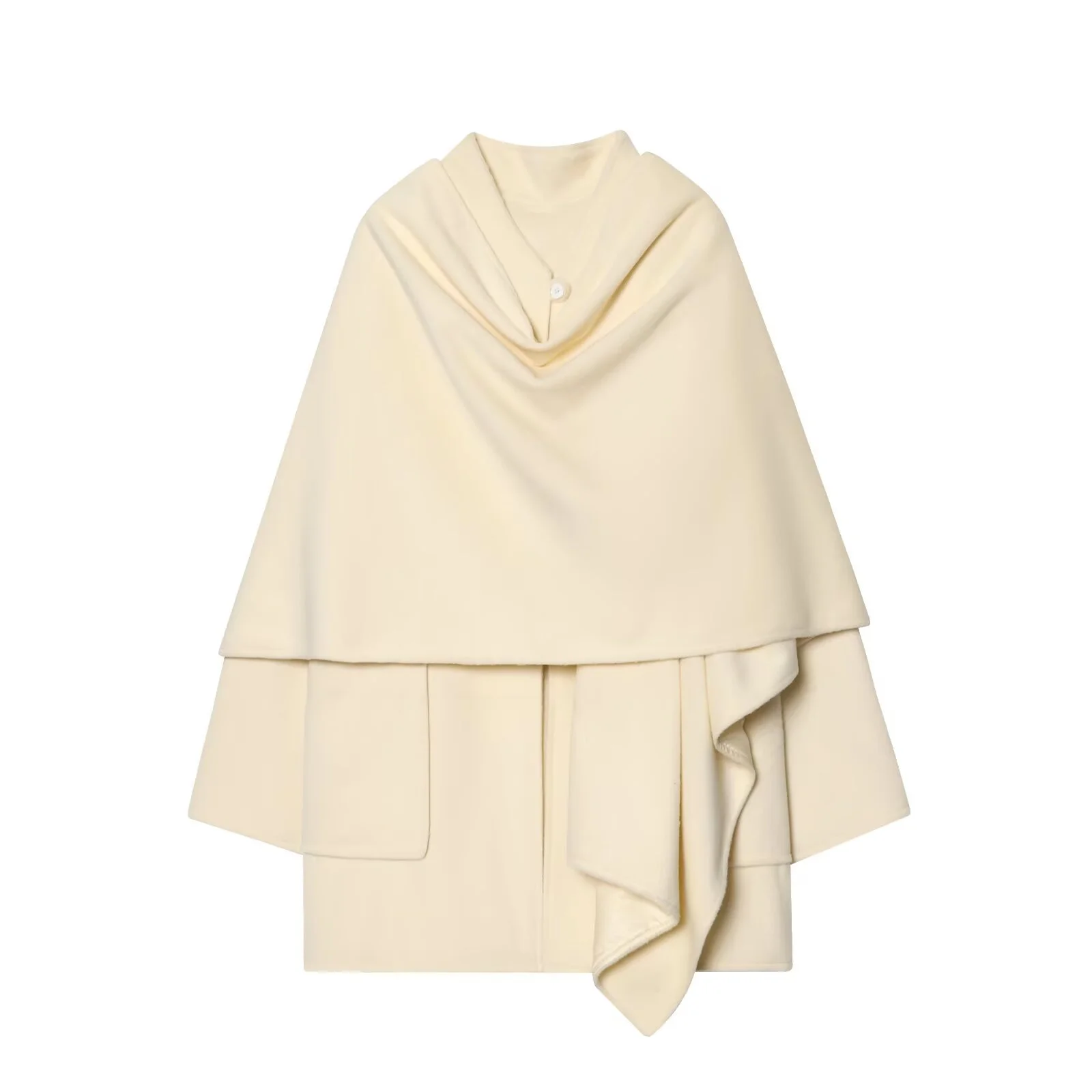 2026 Autumn and Winter New Women's Casual Fashion Multi functional Elegant Unique Design Mixed Layered Decorative Coat