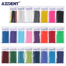 AZDENT 1000 Ties=20 Sticks Dental Orthodontic Elastic Ligature Ties Colorful Bands for Brackets Braces Orthodontics Treatment