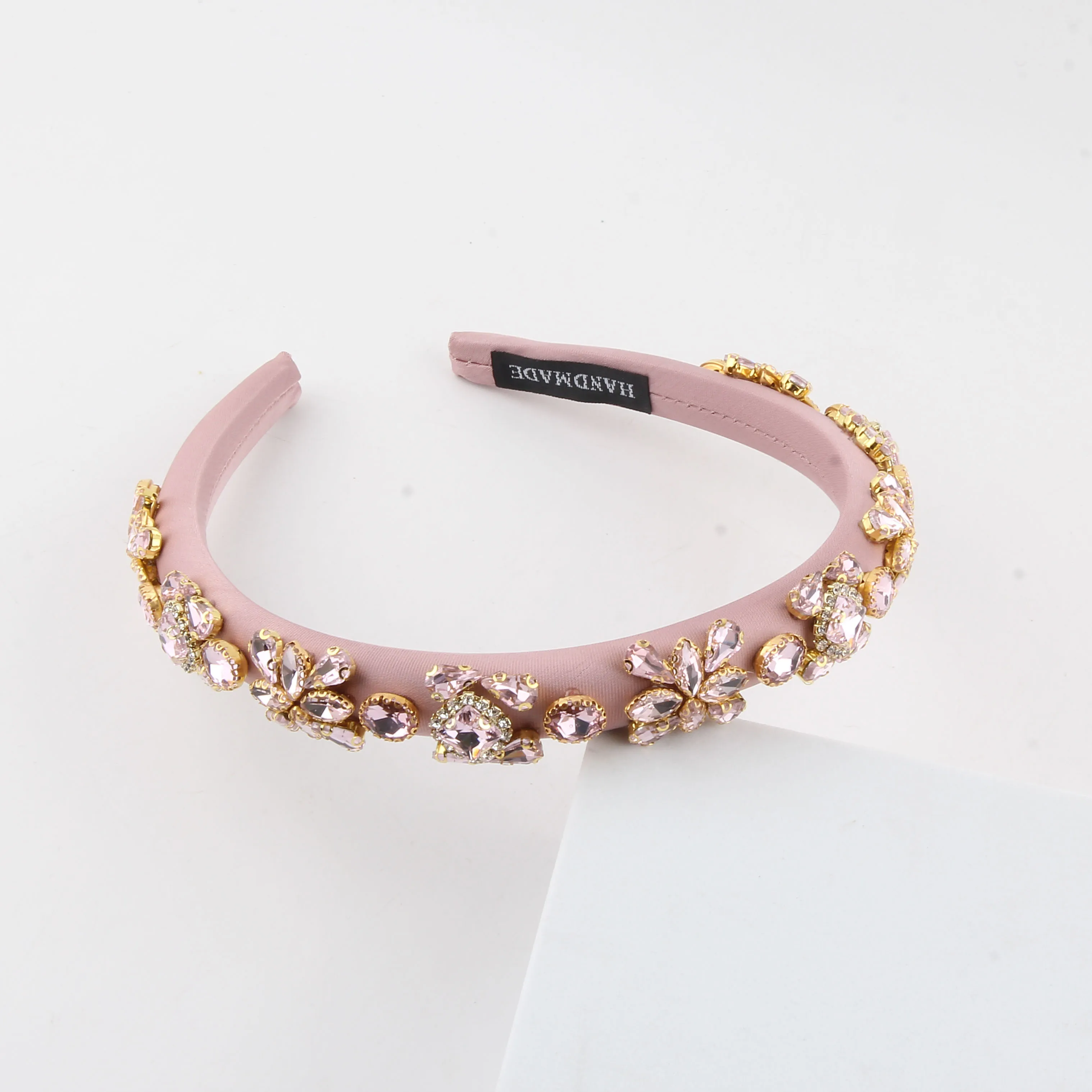 إكسسوارات الشعر الفاخرة للكرة الباروك مطعمة حجر الراين اللون القماش العنب الشعر هوب سيدة الرقص الشارع تبادل لاطلاق النار الشعر 57 #3