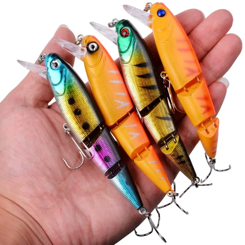 1PCS Wobblers Fishing Lure Multi-section Hard Bait110mm 15g Artificial Bait Minnow Lure Crankbait Perch Carp Fishing Tackle Lure