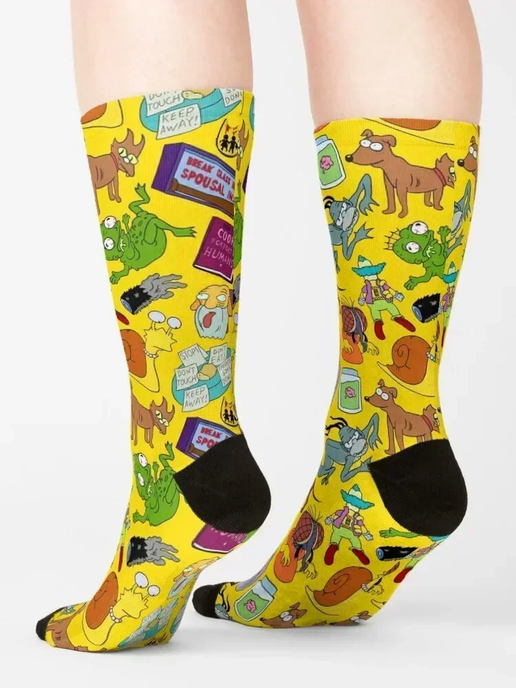 Treehouse of Horror Socks FASHION cute custom sports kids Socks Girl Men's