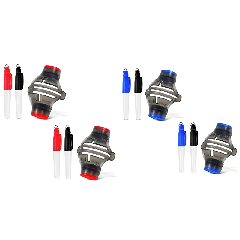 2pcs כדור גולף, סמן יישור כדור גולף, קו 3, קו סימון כדור גולף, כלי ציור קו כדור גולף, כלי ציור קו כדור גולף