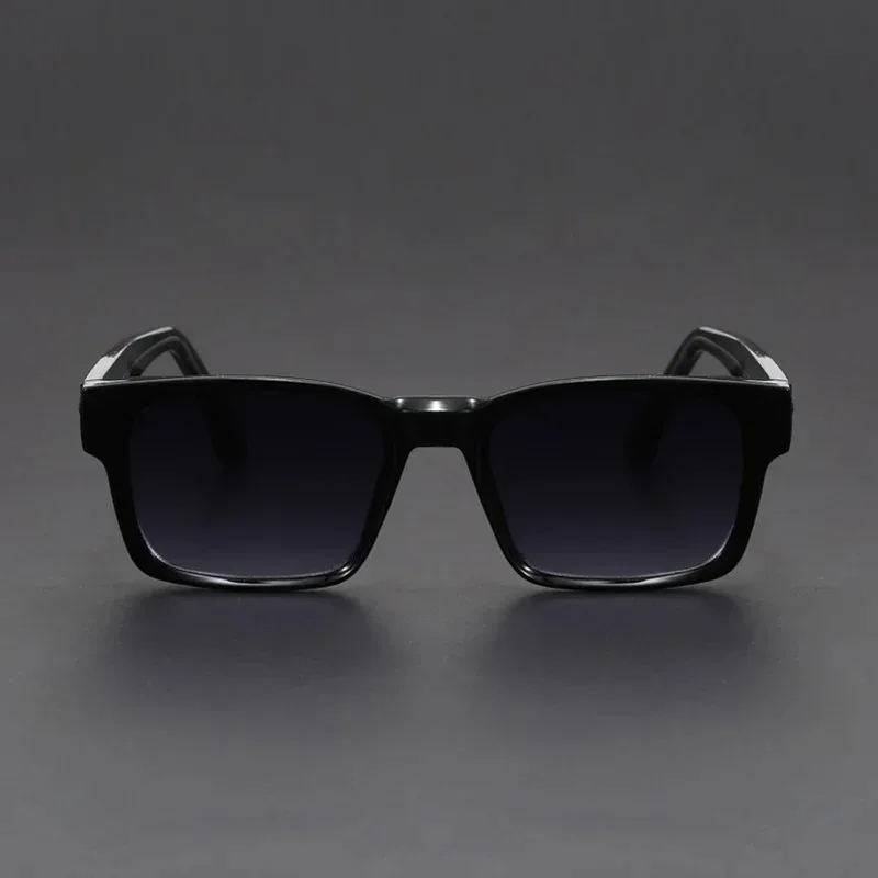 New Men's Advanced Ultra Light Coarse Frame Fashion Square Sunglasses Women Men Trendy Anti Mist Outdoor Driving Shades UV400 view 5