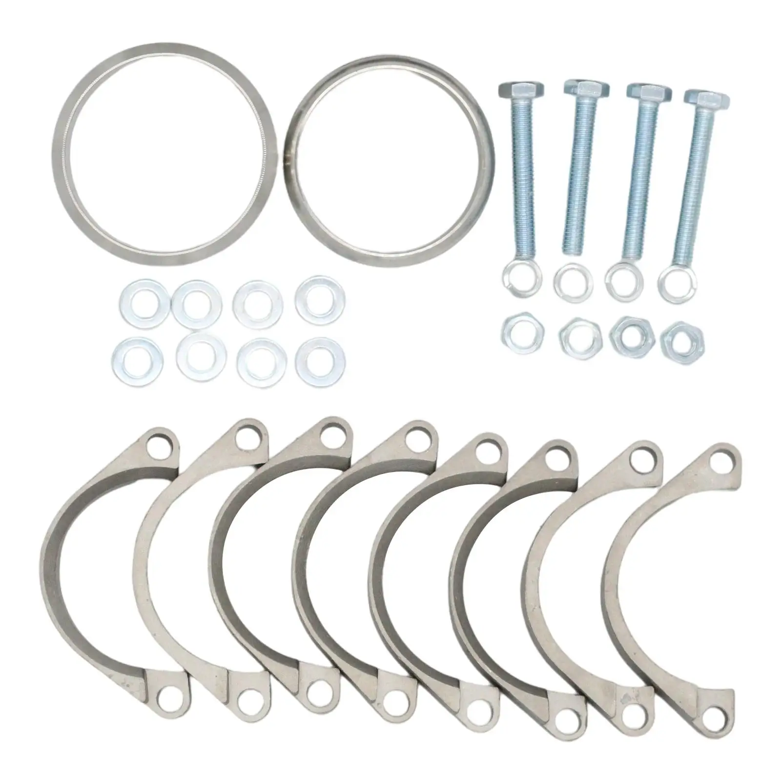 Lohobby Exhaust Flange Repair Clamp Kits ,18101405737 ,Replacement x8R0092, Fit