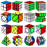 QiYi Magic Cube 2x2 3x3 4x4 5x5 Alien Magic Cube Maple Leaf Slanting Pyramid Professional Cubo Magico Puzzle Toy Children Gift