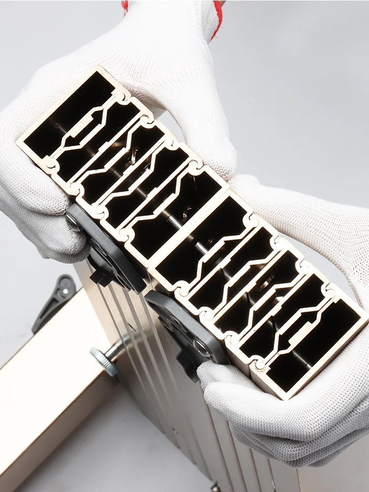 Imagem -02 - Deslize da Mesa Lateral da Cozinha da Gaveta Escondida Trilha de Várias Seções Impulso Plano com Pés Dobramento Invisível Retire o Trilho de Mesa