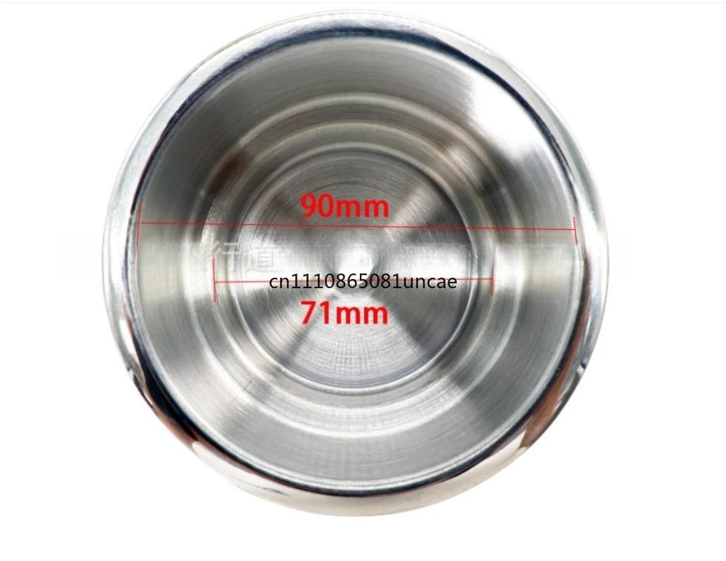 

Stainless Steel Open Mount Cup Holder Reducer, Drink Cup Bowl Storage for RV, Yacht & Boat