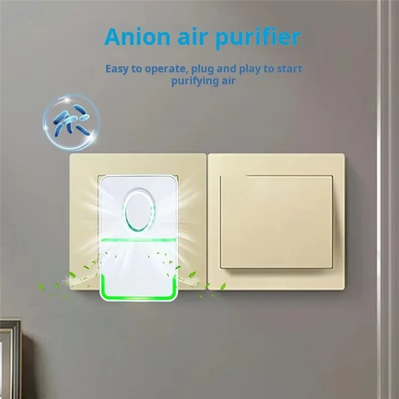 

FYBL-Negative Air Purifier For Home Bathroom Odor & Pet Deodorizer ,Compact Air Cleaner EU Plug