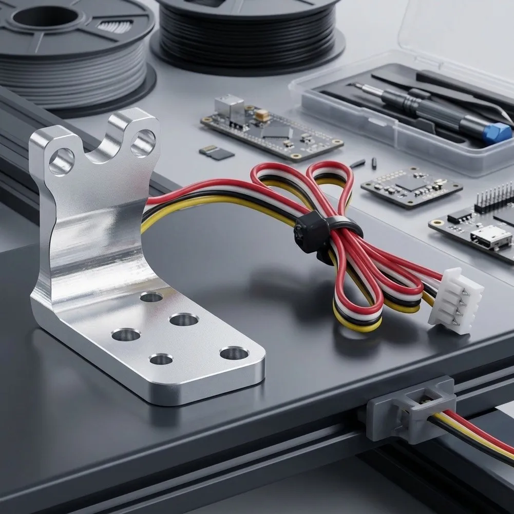 Strain Gauge Four-Wire Terminal for Kobra S1 S1C 3D Printers Extruder Precision Upgrade for Real-Time Pressure Tracking