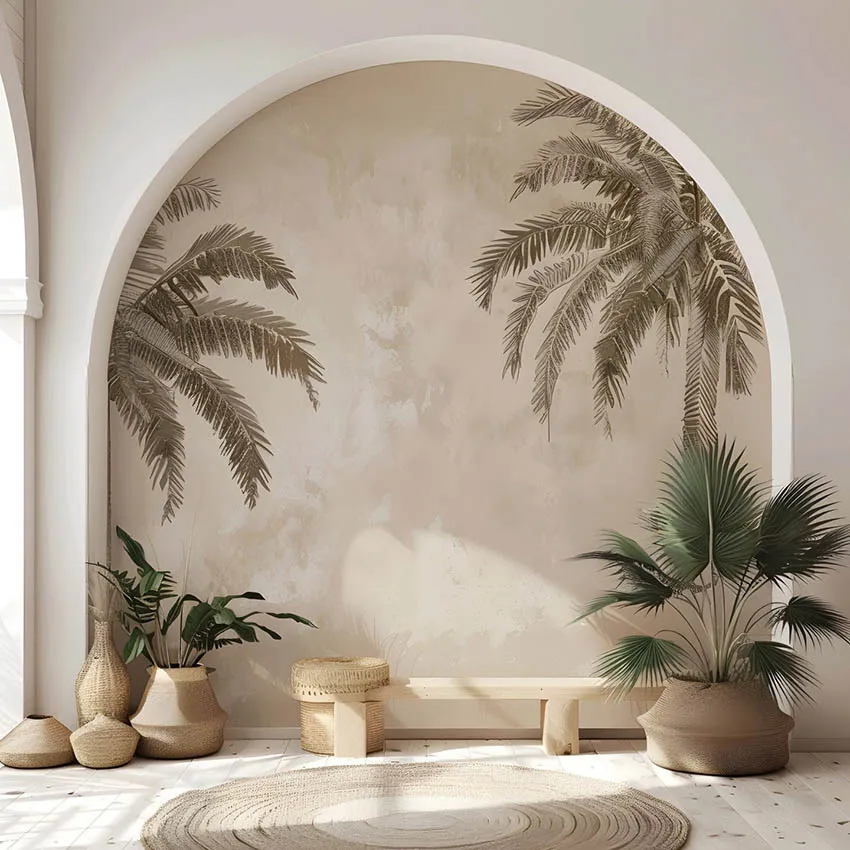 Mehofond Photography Background Minimal Arch Wall Plant Adult Birthday Wedding Maternity Portrait Decor Backdrop Photo Studio