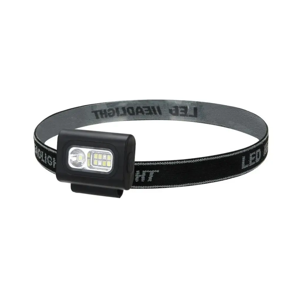 USB Rechargeable COB LED Headlight High Visibility Waterproof Safety Jogging Light Ultra-Long Duration Strong Magnetic Clip
