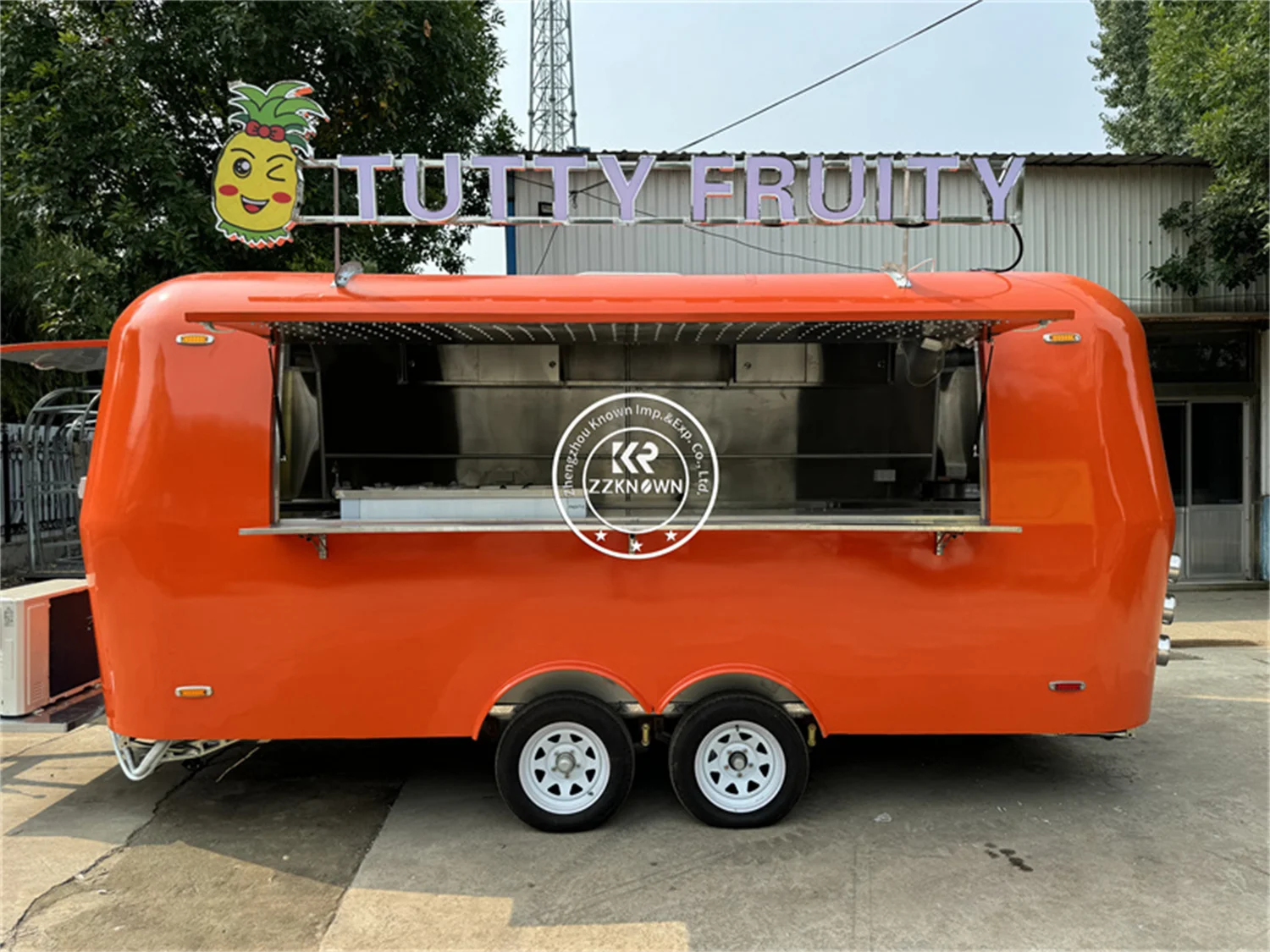 Custom Mobile Food Cart Trailer Deep FryerIce Cream Coffee Drinks Pizza Hot Dog Food Truck for Sale USA Snacks Vending Kiosk Van