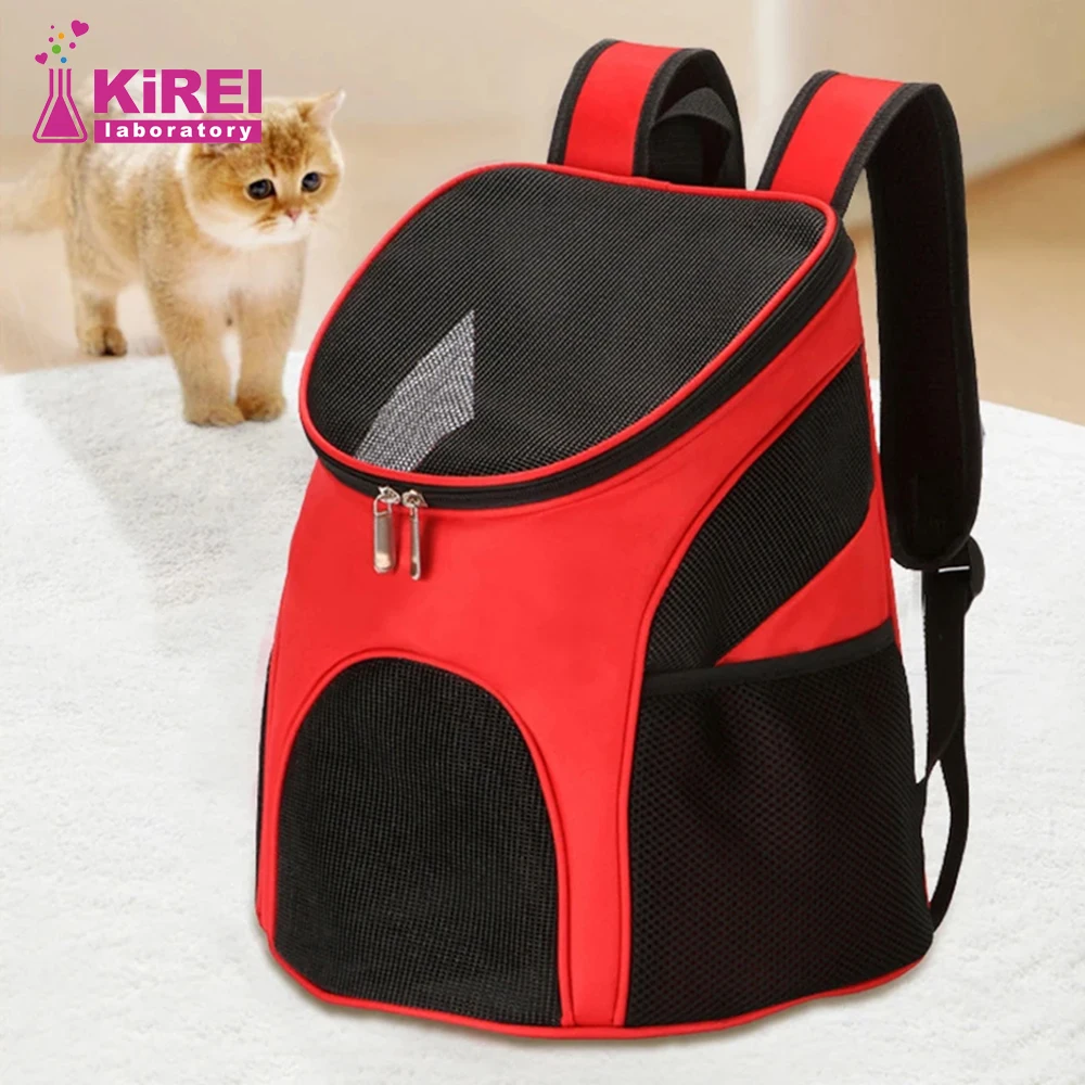 

New Fashion Pet Backpack Go Out Portable Cat and Dog Breathable Backpack Foldable Pet Commuting Carriers Bag Safety Zippers