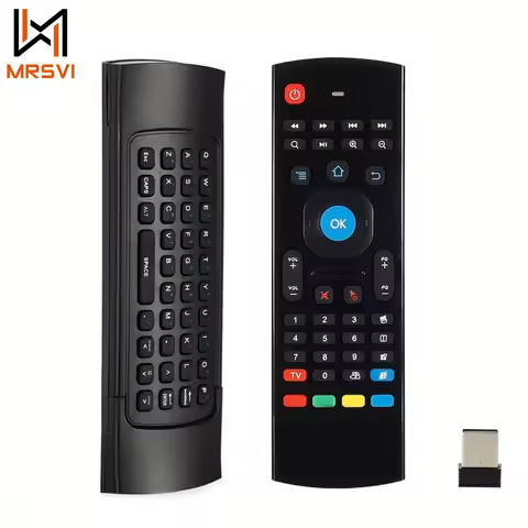 Universal Air Mouse Wireless Mini Keyboard Remote Control MX3 2.4G IR Learning Remote Control For PC Android TV Box Smart TV