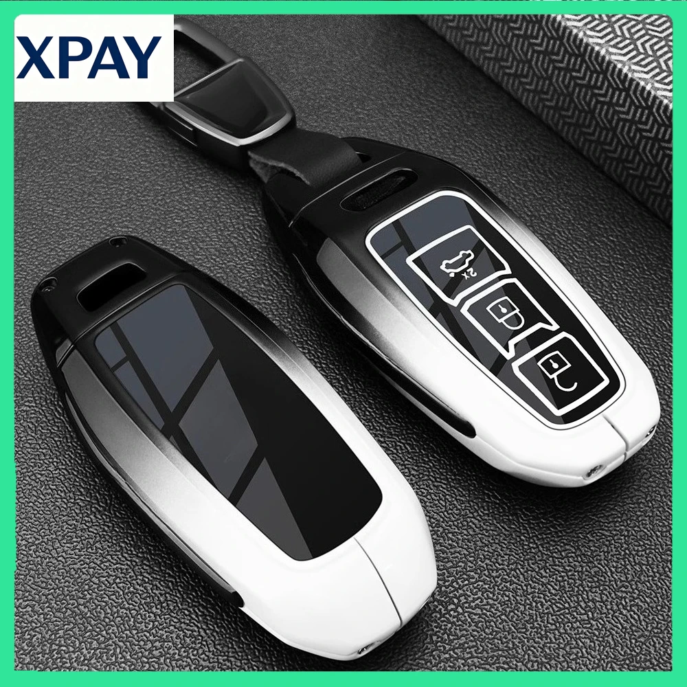 New Special high-end metal all inclusive key set box For Audi A5l A3 A6 A7 Q5 Q7 Q3 new 2025 Car remote control protective shell