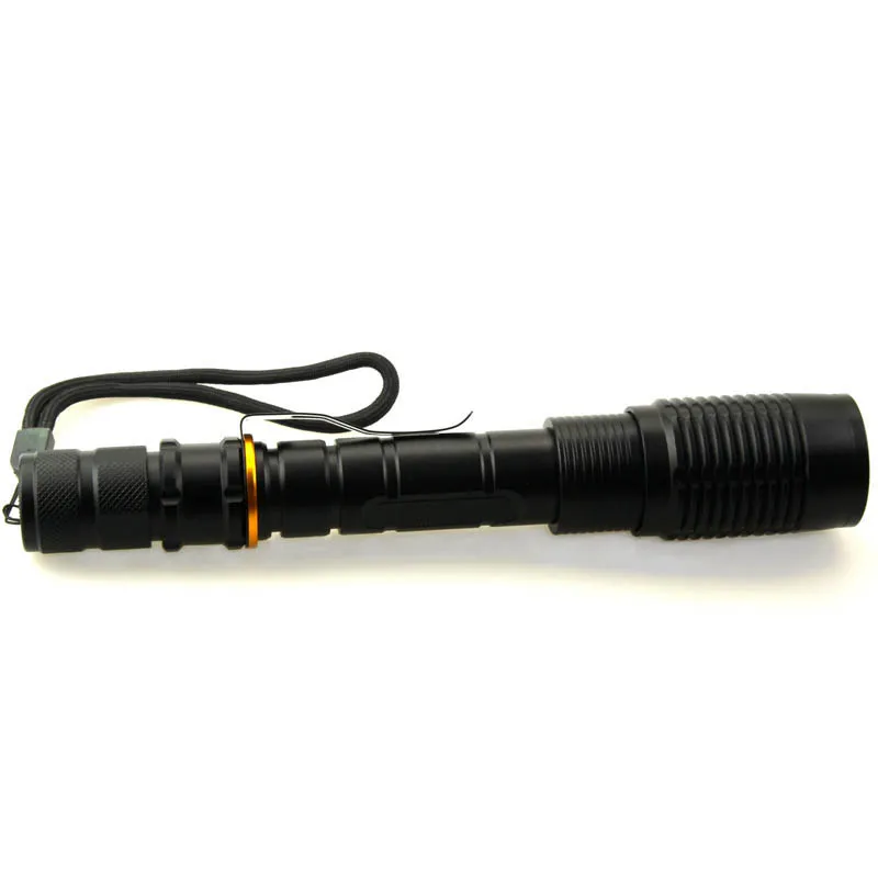高輝度LED懐中電灯,5000ルーメン,アップグレード,4.2v,XML-T6,バッテリー18650,白色光フォーカス