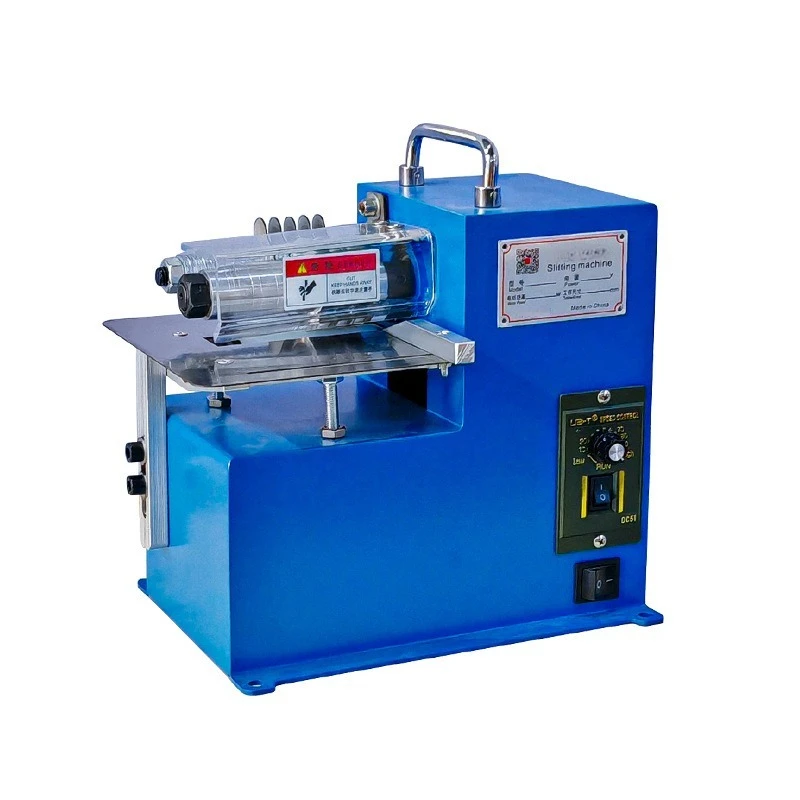 85mm Single Head Speed Regulating Slitting Machine Leather Paper Magic Fitting Slitting Machine Belt Cutting Slitting Machine