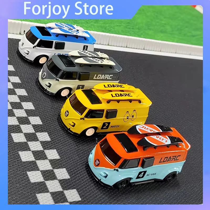 LDARC Redian V64 Rtr Remote Control Car 1:64 Mini Miniature Simulation Rc Model Bread Racing Car Adult Boy Toy Birthday Gift