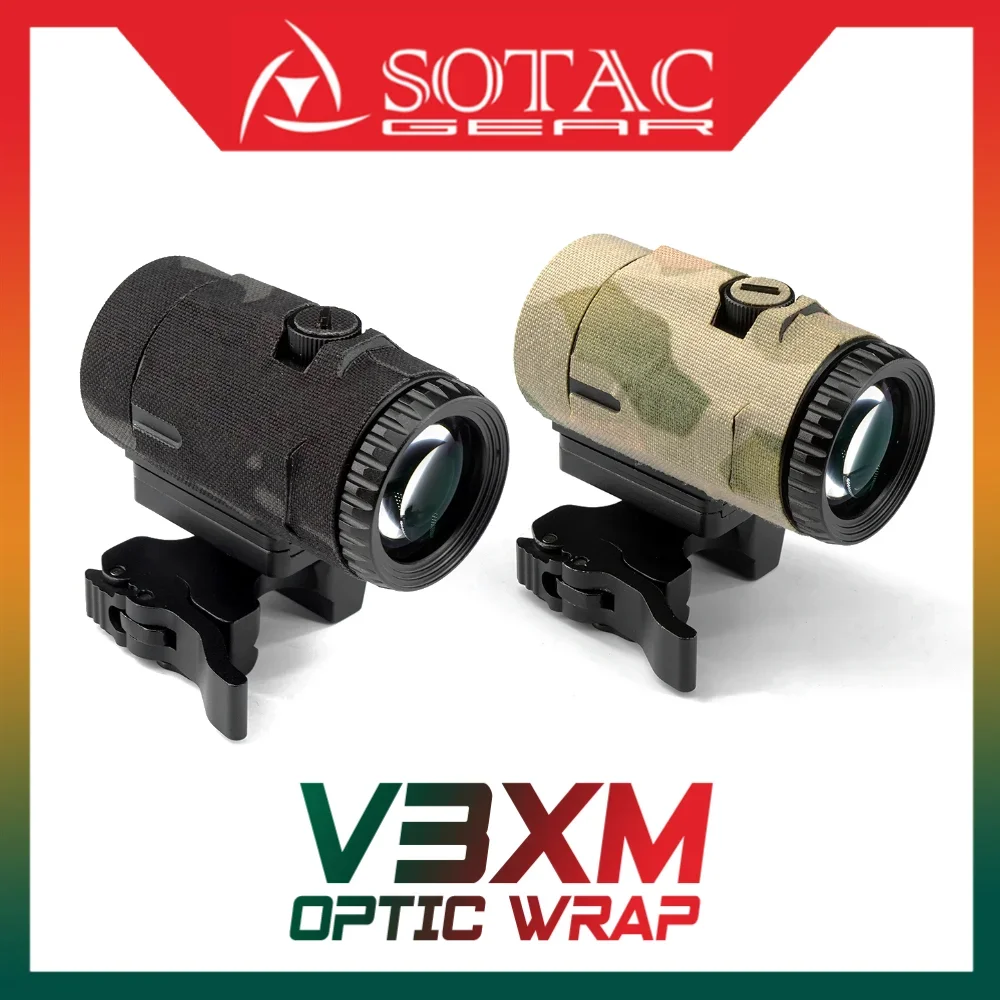 SOTAC V3XM MICRO 3X 돋보기 랩 광학 스티커, MC / MCBK 컬러 재고 전용 스티커