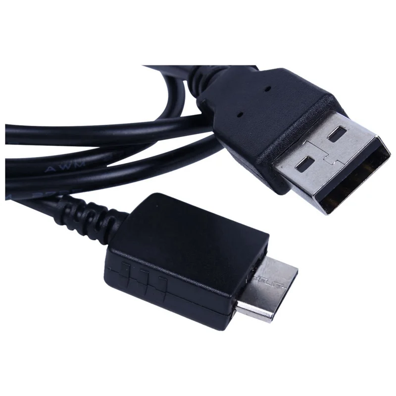 B92B-2X USB Data Charging Cable Cord For Sony Walkman E052 A844 A845 MP3 MP4 Player Black